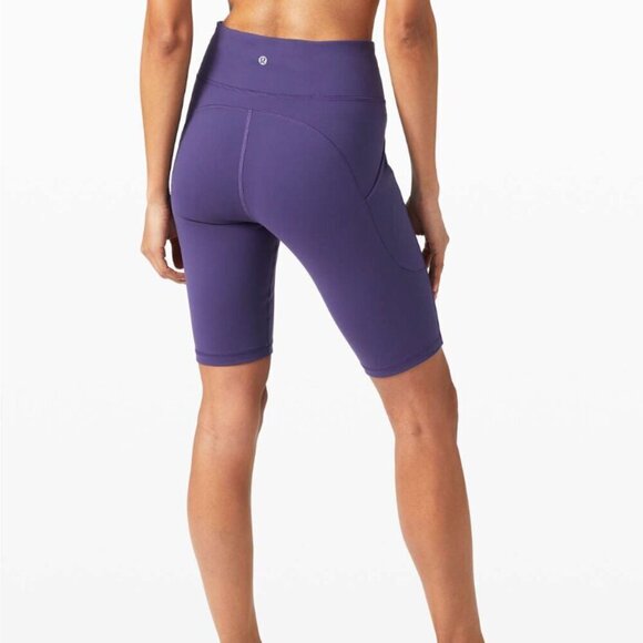 Lululemon Invigorate High-Rise Short 10" Midnight Orchid - Picture 6 of 6